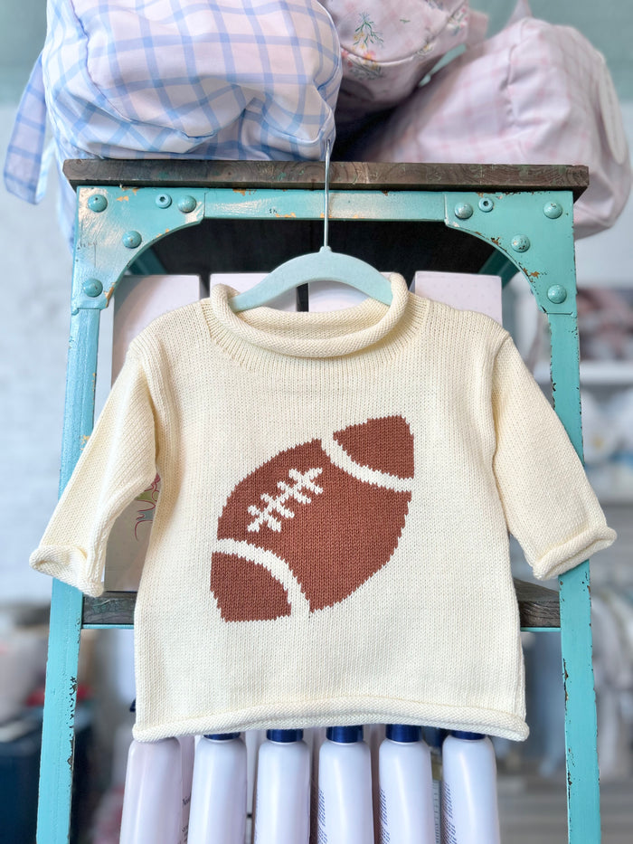 Roll Neck Sweater - Football