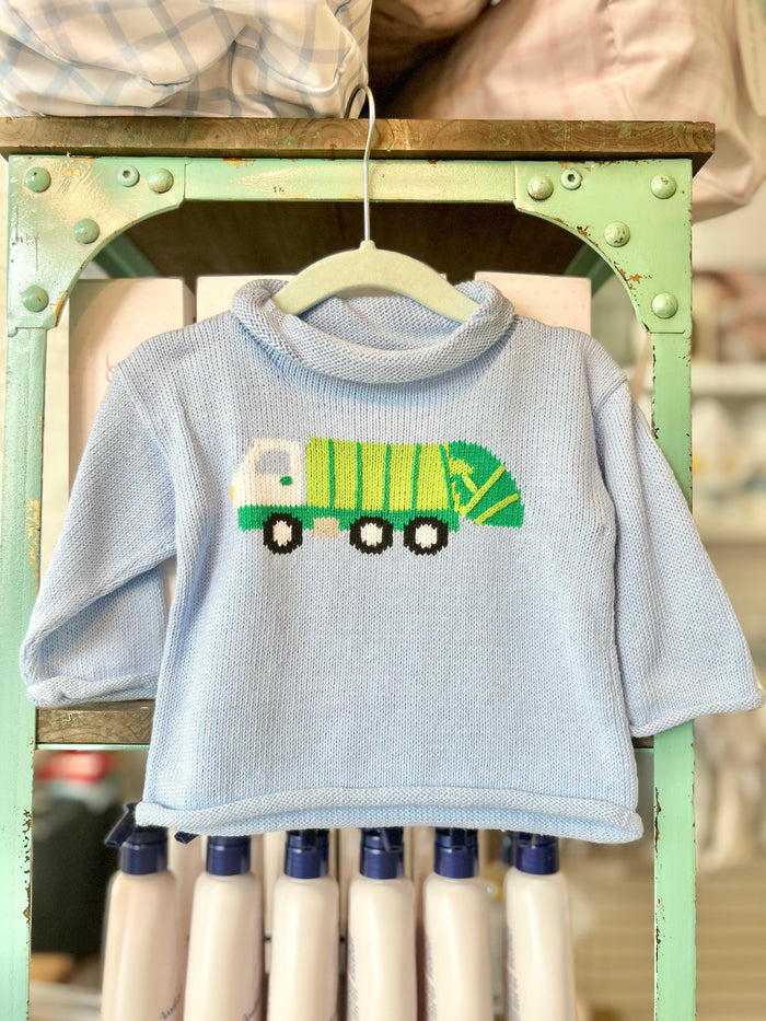 Roll Neck Sweater - Garbage Truck