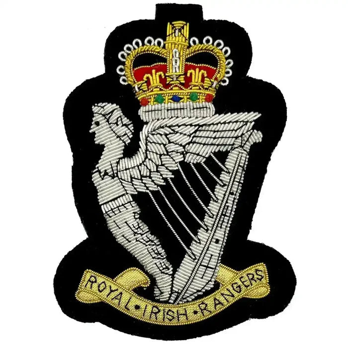 Royal Irish Rangers Blazer Badge - John Bull Clothing from John Bull Clothing