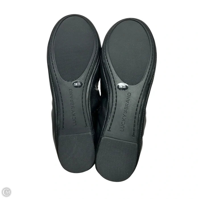 Shoes Flats By Lucky Brand In Black, Size: 5