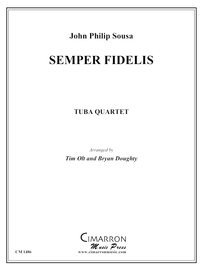 Sousa - Semper Fidelis - Tuba quartet (EETT)