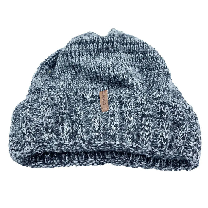 Starling Unisex Turnup Beanie Hat B069 - John Bull Clothing Dark Grey from John Bull Clothing