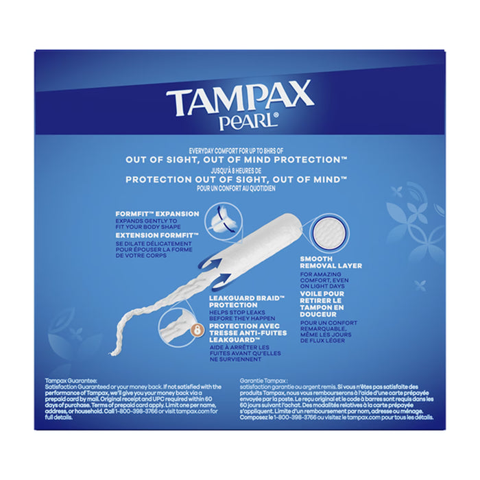 Tampax Pearl Trio Pack Unscented Tampons - 34 Ct - 6 Pack