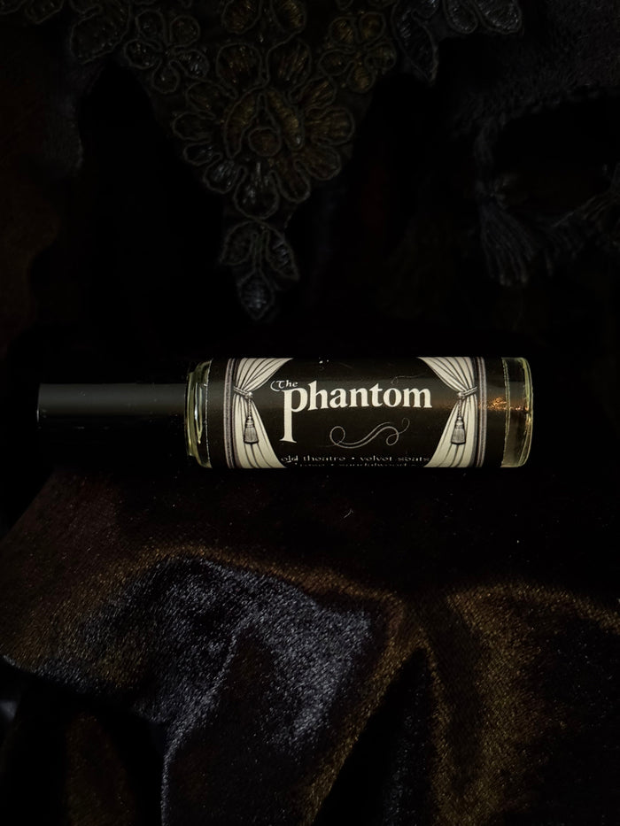 The Phantom- (rose, sandalwood, bourbon, velvet seats)