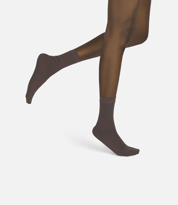 The Rib | Brown Socks