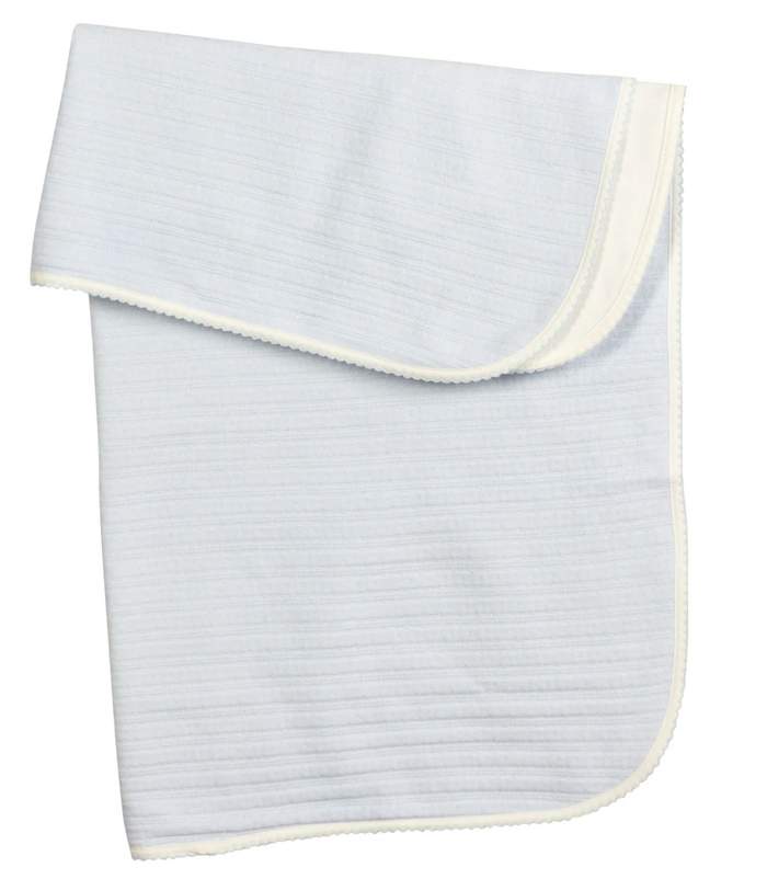 The Yellow Lamb - Amory Blanket - Blue