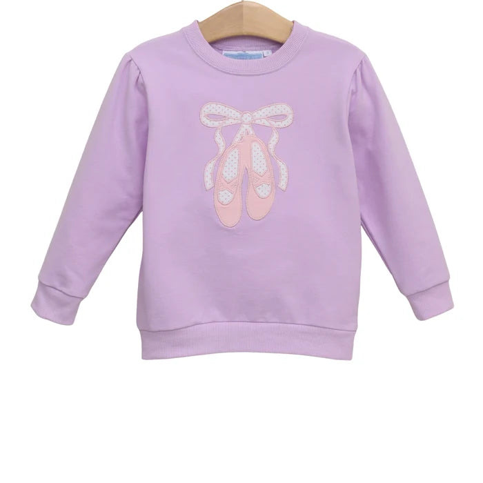 Trotter Street Kids - French Terry Sweatshirt - Ballet Shoes