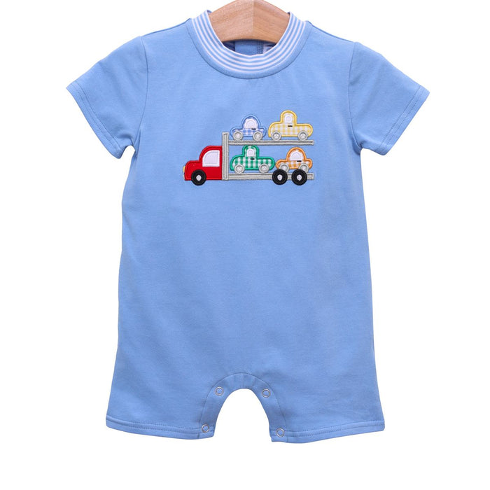 Trotter Street Kids - Romper - Car Hauler
