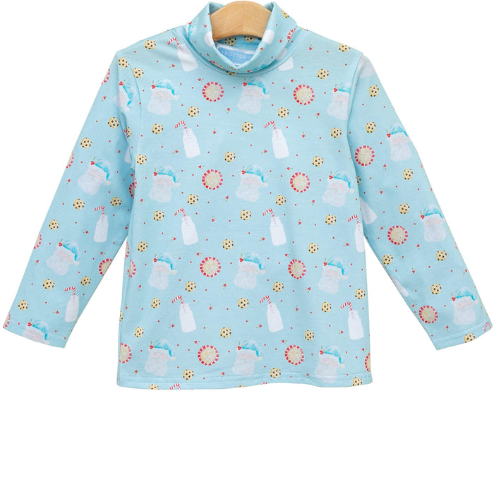 Trotter Street Kids - Turtleneck + Romper Set - Cookies and Milk