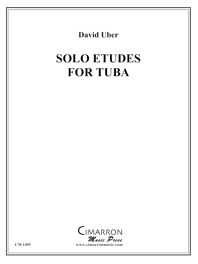 Uber, D - Solo Etudes for Tuba - Tuba Methods