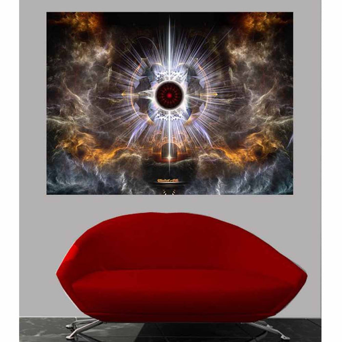 Asylum of Light Gloss Poster Installed | Wallhogs