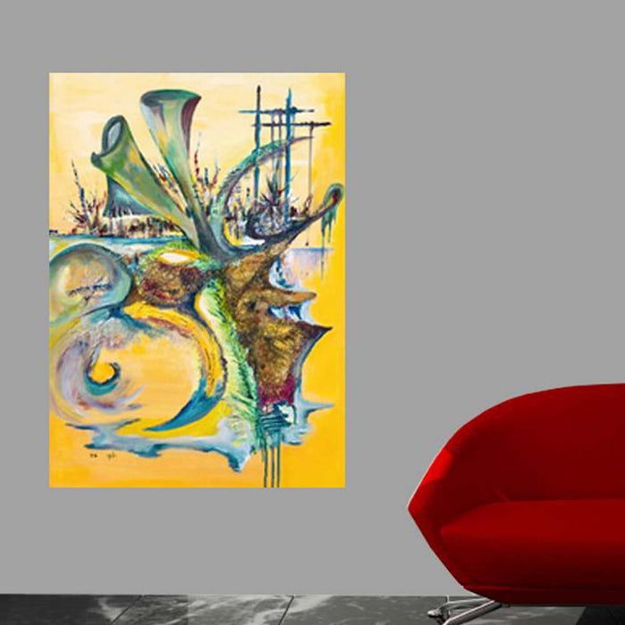 Yosi Amir XVII Art Wall Decal Installed | Wallhogs
