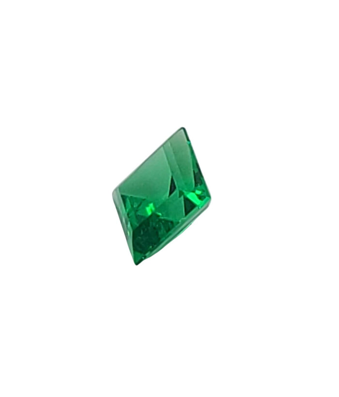 0.31ct Natural Colombian Emerald, 4mm Square Cut, VVS Eye Clean, May Birthstone, Loose Stone