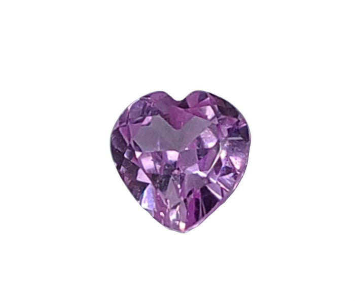 0.575ct Natural Medium Pink Sapphire, 5mm, Heart VVS Eye Clean loose stone, September Birthstone