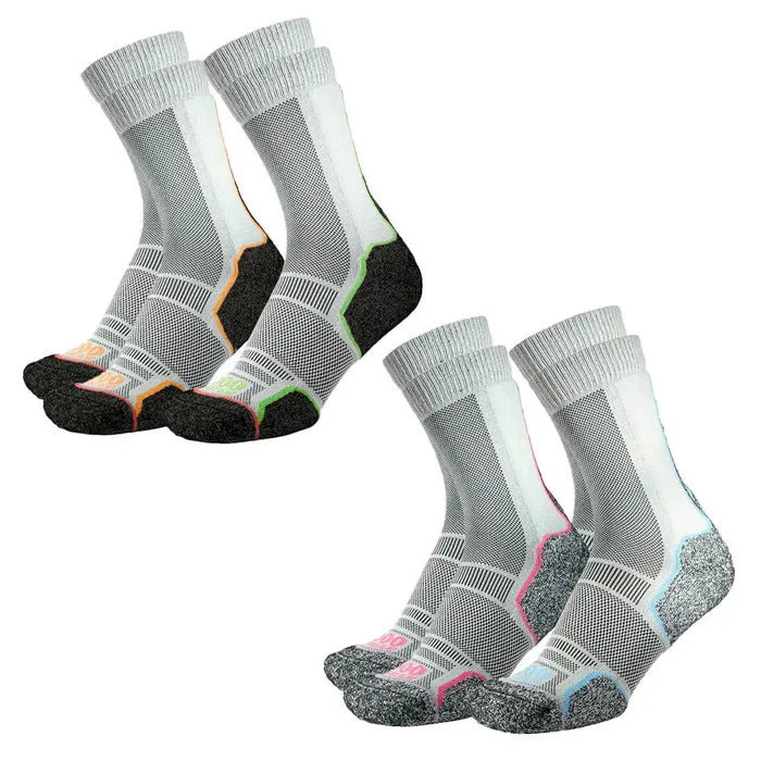 1000 Mile Trek Repreve Single Layer Twin Pack Socks - John Bull Clothing  from  John Bull Clothing