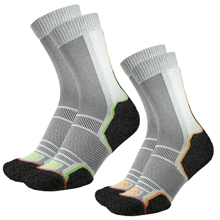1000 Mile Trek Repreve Single Layer Twin Pack Socks - John Bull Clothing Mens from  John Bull Clothing