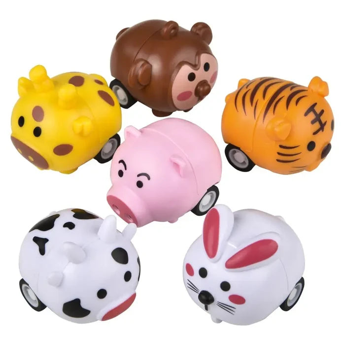 1.5" Animal Pull Back Cards - Assorted