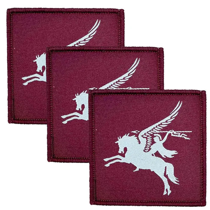 16 Air Assault (Pegasus) Brigade Hook & Loop Backing TRF - John Bull Clothing Maroon/Blue (Coloured) from  John Bull Clothing