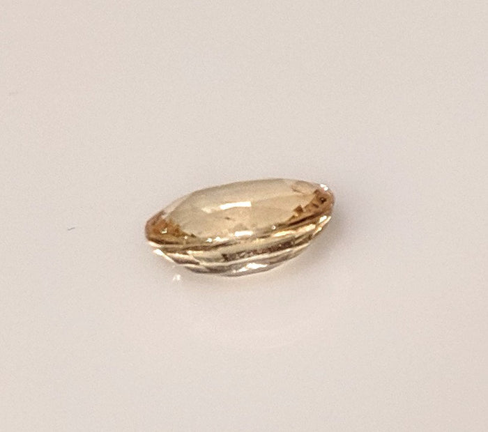 1.76ct, Natural (Genuine) Medium-Light Yellow Sapphire, 8x6mm Oval, VS loose stone, September Birthstone, DYI Jewelry, Solitaire