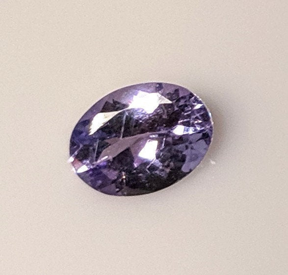 1.78ct, Natural Blueish Purple Tanzanite, 9x7mm Oval Cut, VS, Loose Stone, Solitaire