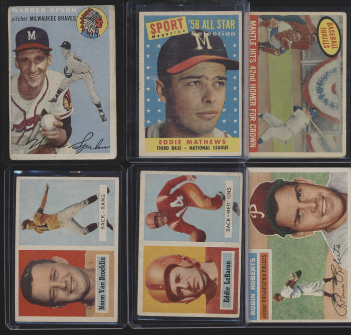 1950s Multi-Sport Mini-Mixer ~ (15 Spots, LIMIT 1) featuring Aaron, Unitas, and more!