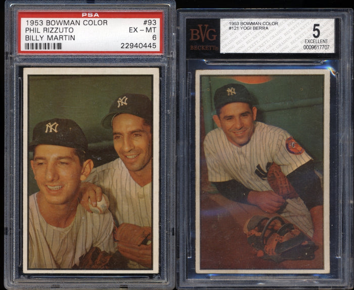 1953 Bowman Color Baseball Low to Mid-Grade Complete Set Group Break #3 (Limit 4)