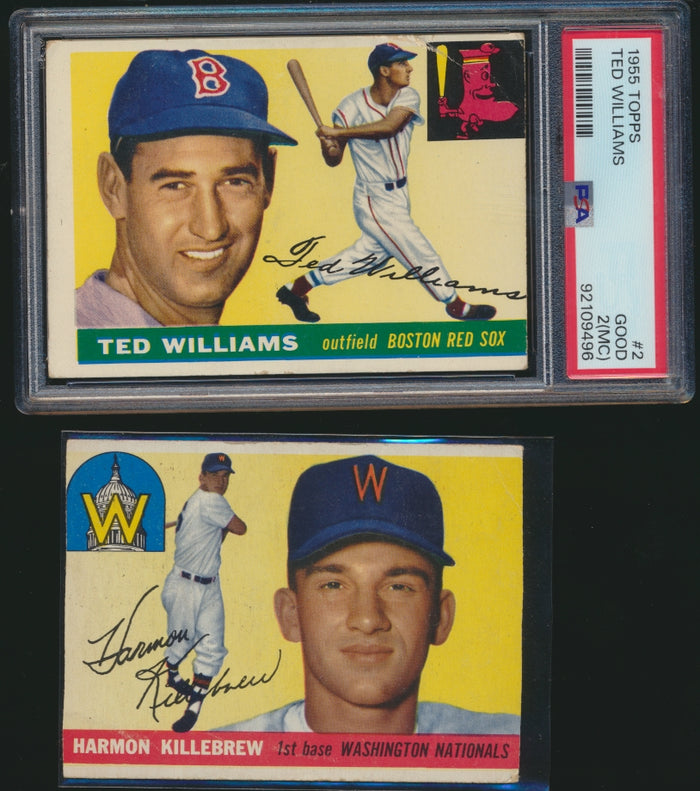 1955 Topps Baseball Low-Grade Set Break #17 (With 40 BONUS '54 Spots) ~ Limit REMOVED