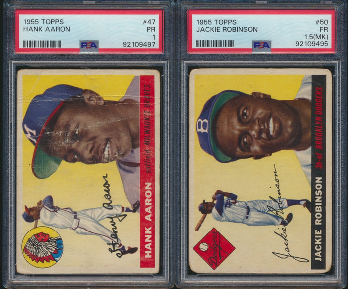 1955 Topps Baseball Low-Grade Set Break #17 (With 40 BONUS '54 Spots) ~ Limit REMOVED