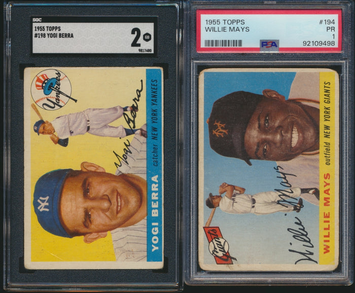 1955 Topps Baseball Low-Grade Set Break #17 (With 40 BONUS '54 Spots) ~ Limit REMOVED