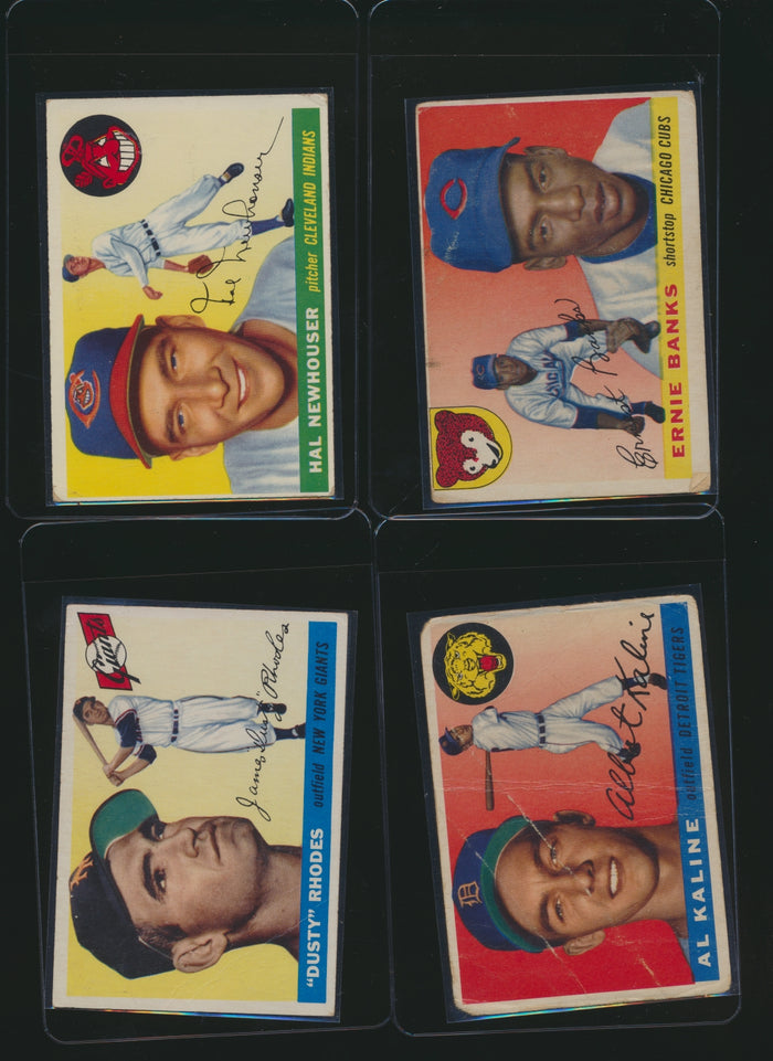 1955 Topps Baseball Low-Grade Set Break #17 (With 40 BONUS '54 Spots) ~ Limit REMOVED