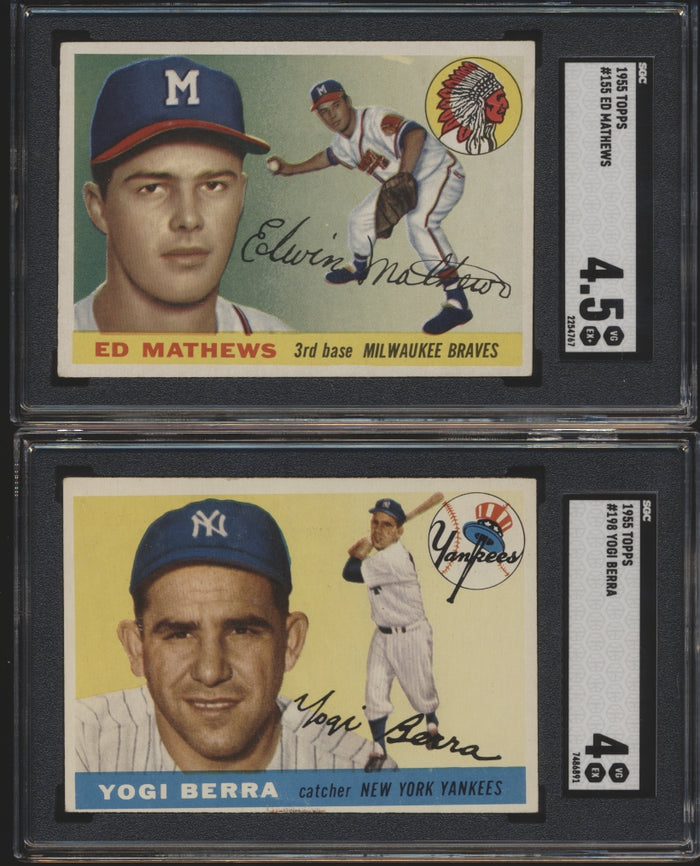 1955 Topps Baseball Mid-Grade Complete Set Group Break #16 (Limit REMOVED)