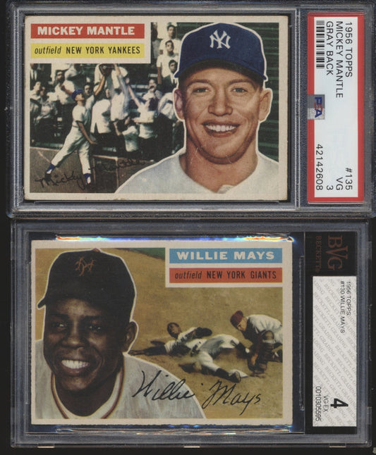 1956 Topps Baseball Low to Mid-Grade Complete Set Group Break #18