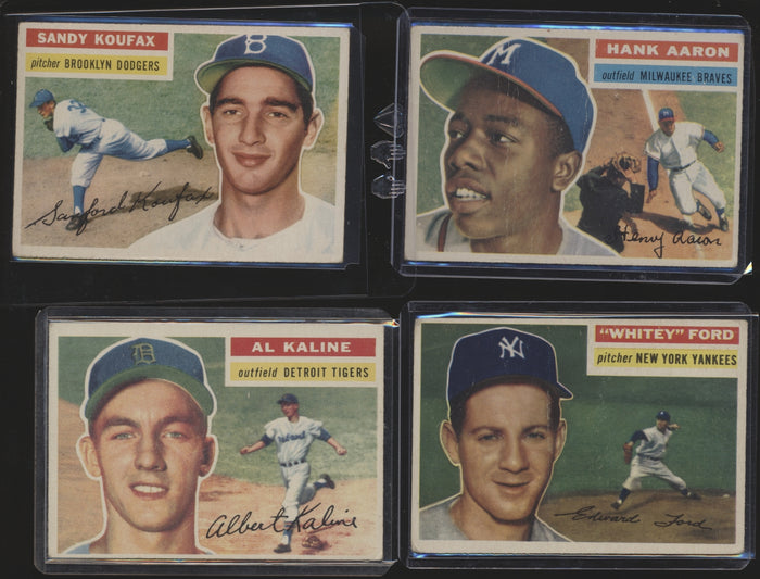 1956 Topps Baseball Low to Mid-Grade Complete Set Group Break #18