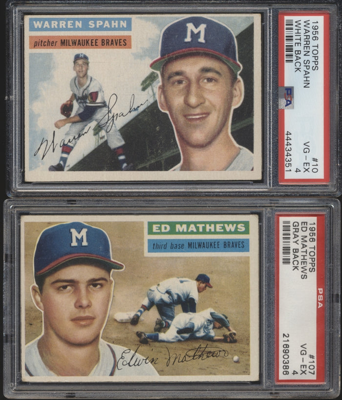 1956 Topps Baseball Low to Mid-Grade Complete Set Group Break #18
