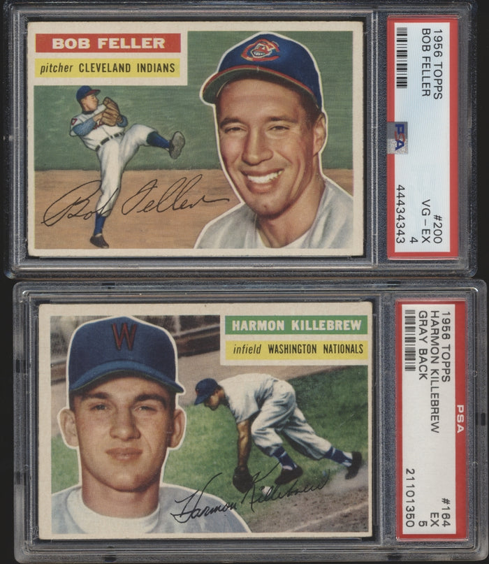 1956 Topps Baseball Low to Mid-Grade Complete Set Group Break #18