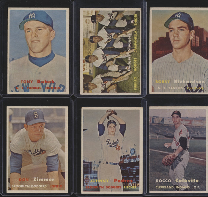 1957 Topps Baseball Complete Set Group Break #11 Mid-Grade (LIMIT 10)