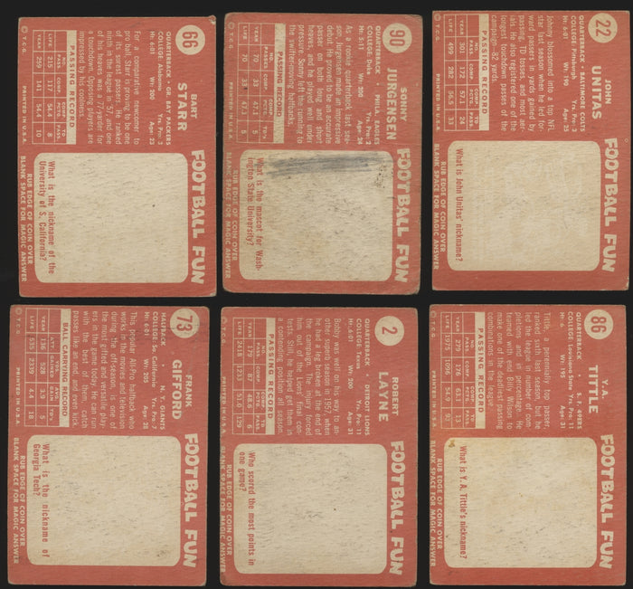1958 Topps NFL LOW GRADE Complete Set Group Break #4 (Limit REMOVED)