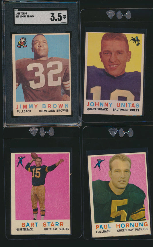 1959 Topps Football Low to Mid-GradeSet Break Pricing Info (LIMIT removed)