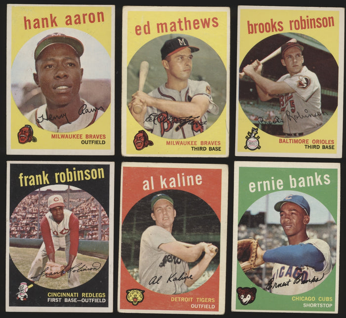 1959 Topps MLB Low- to Mid-Grade Complete Set Group Break #10 (LIMIT 15)