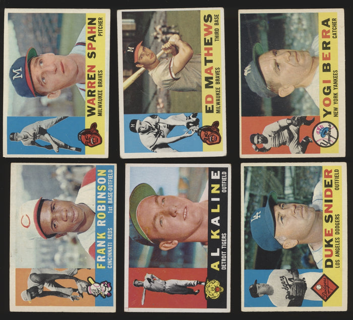 1960 Topps Baseball Low- to Mid-Grade Complete Set Group Break #16 (LIMIT 15)