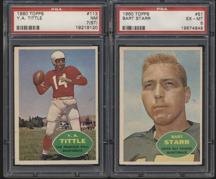 1960 Topps Football Mid-Grade Complete Set Group Break #1 (LIMIT 10)