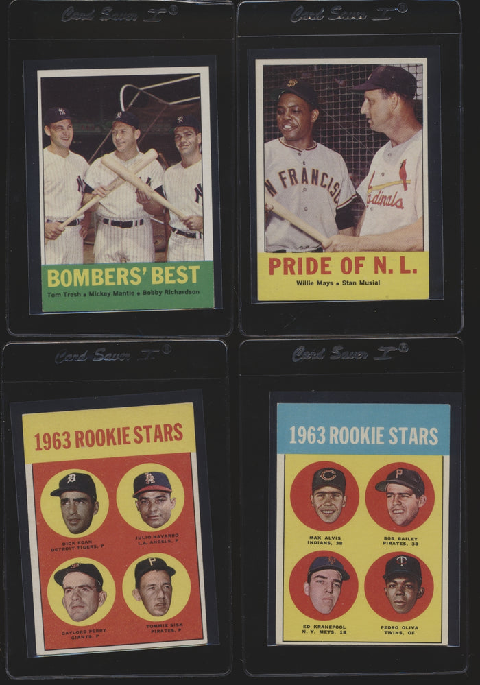1963 Topps Baseball Low to Mid-Grade Complete Set Group Break #11 (LIMIT 15)