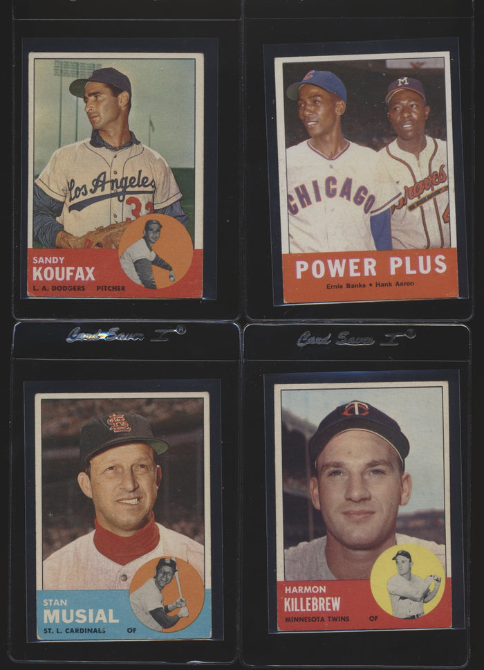 1963 Topps Baseball Low to Mid-Grade Complete Set Group Break #11 (LIMIT 15)
