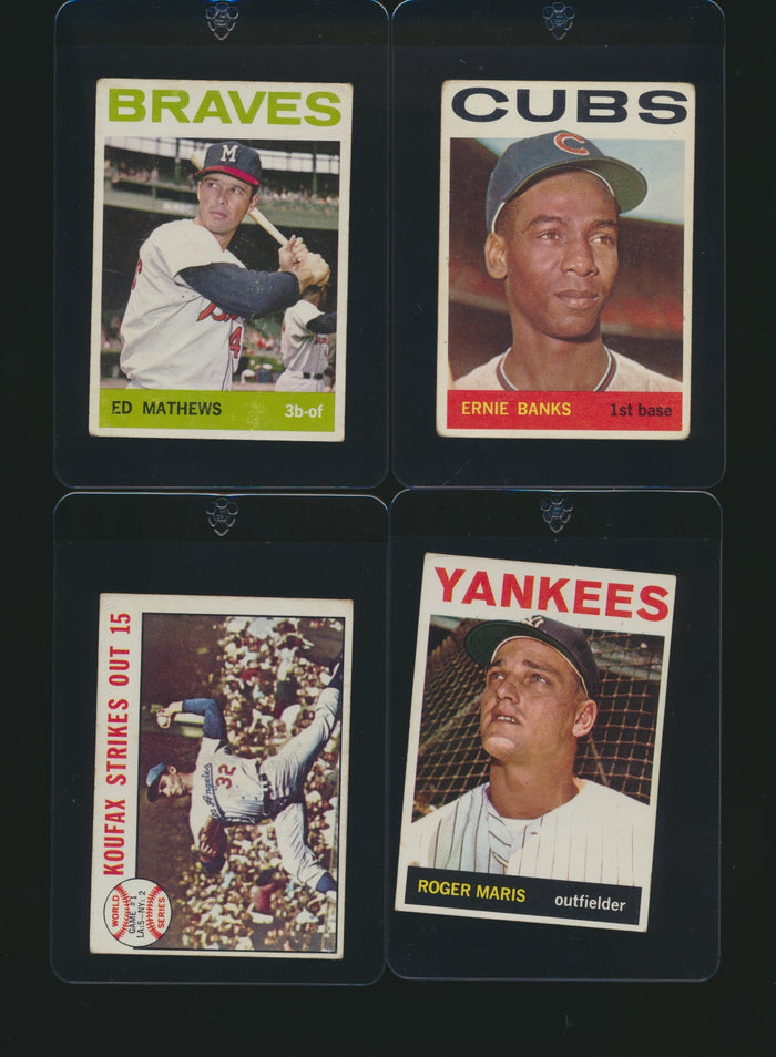 1964 Topps Mid-Grade Complete Set Break #16 (LIMIT 25) with 20 Bonus Spots in '58 Auto Break