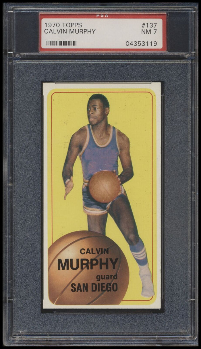 1970 Topps #137 Calvin Murphy psa 7 NM RC
