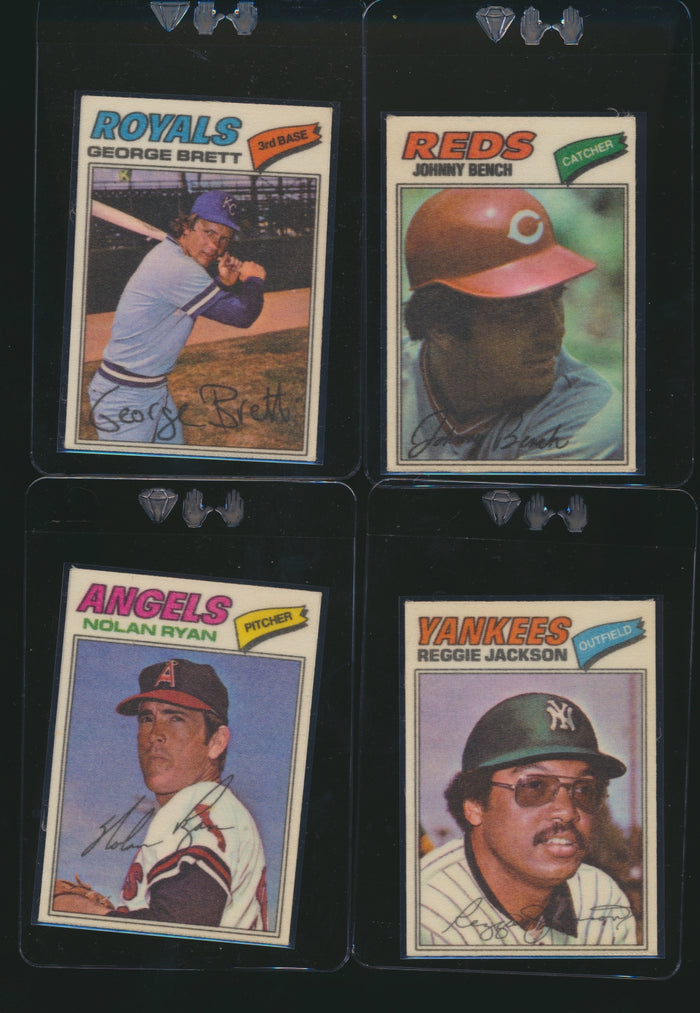 1977 Topps Cloth Stickers Baseball Set Break + 2 BONUS Mega Mixer Spots