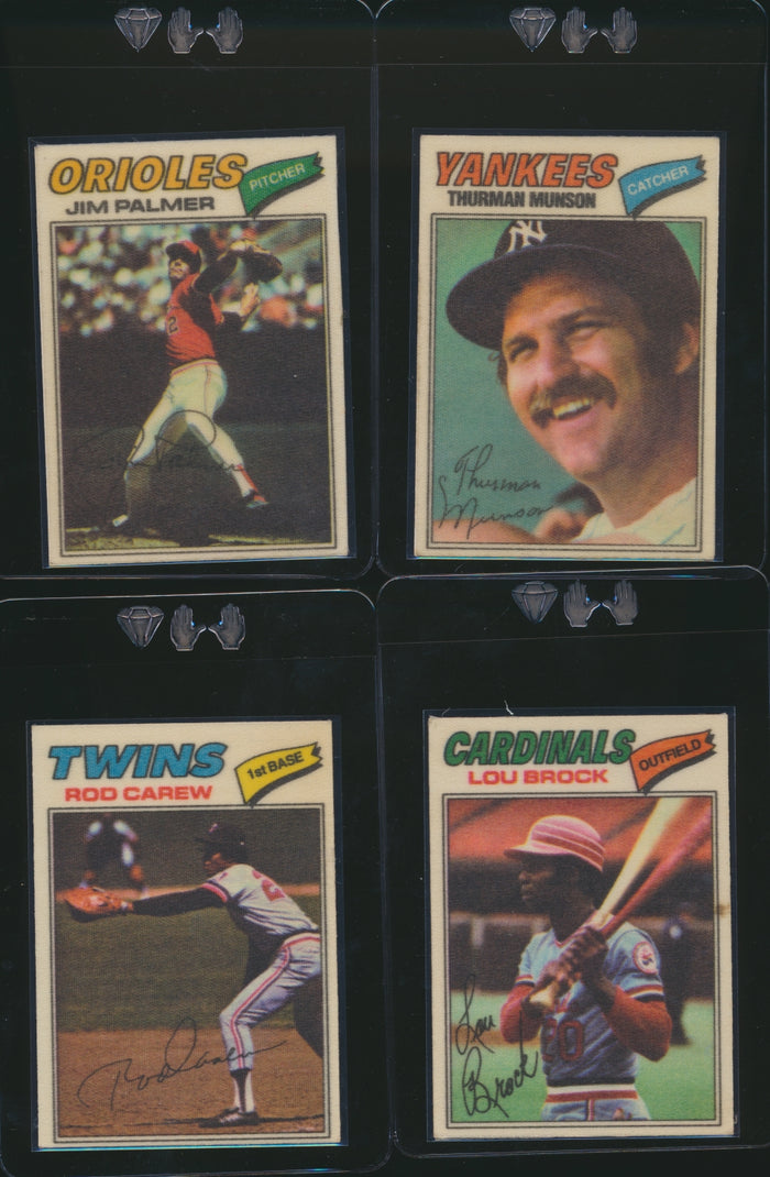 1977 Topps Cloth Stickers Baseball Set Break + 2 BONUS Mega Mixer Spots