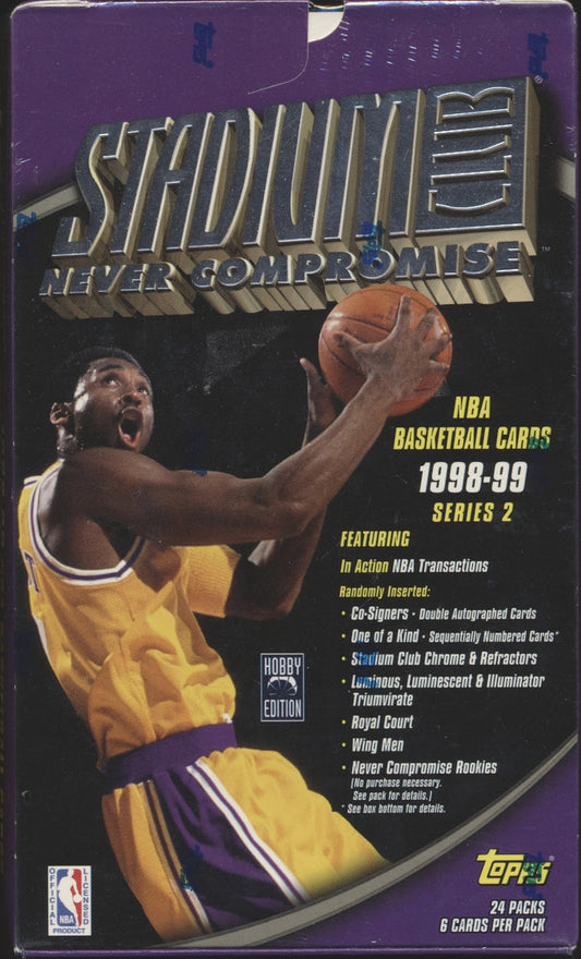 1998-99 Topps Stadium Club Never Compromise Series 2 Basketball Hobby Box Break (24 spots)