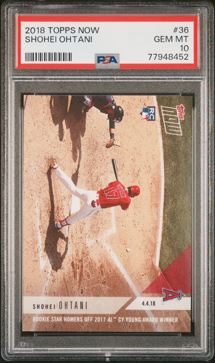 2018 Topps Now  Shohei Ohtani #36  Psa 10