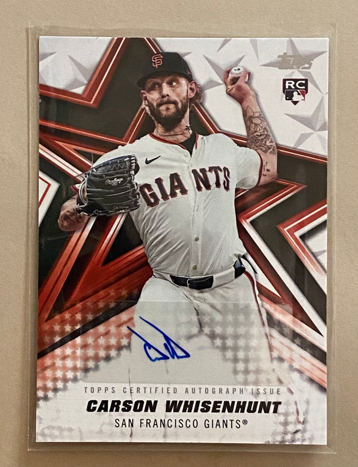 2026 Topps BSA-CWR Carson Whisenhunt - Baseball - Autograph - RC